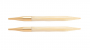 Съемные бамбуковые спицы без лески KnitPro Bamboo, 2 шт, стандартной длины. 5 мм. Арт.22405 фото