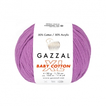 Пряжа Baby cotton XL Gazzal фото